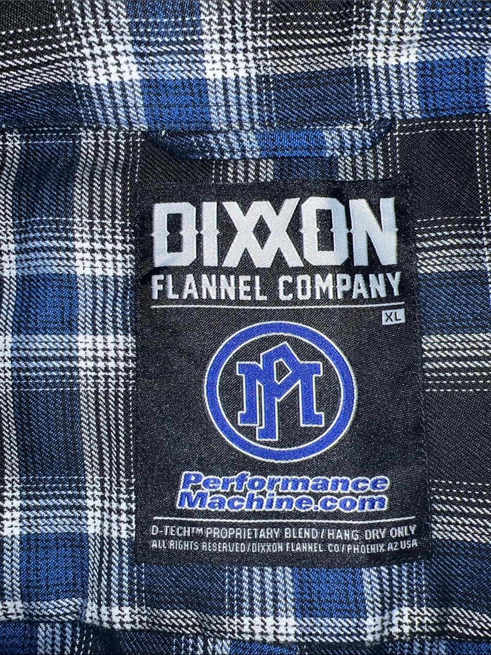 DIXXON Men’s Flannel— Performance Machine.com - Picture 2 of 6